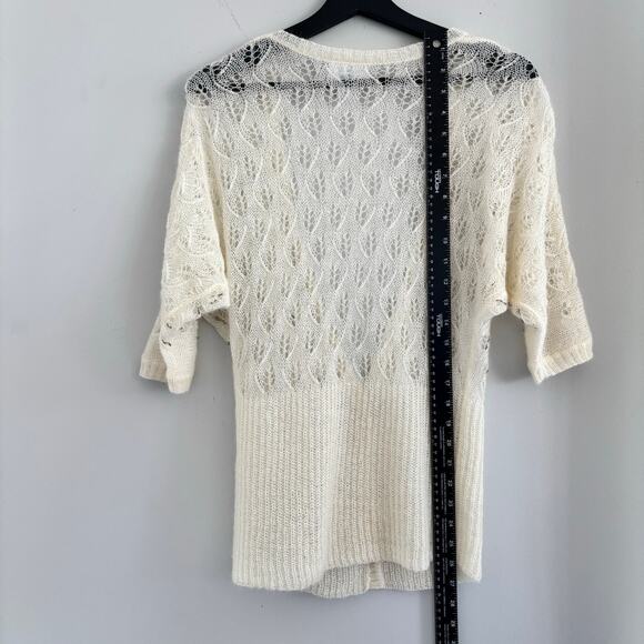 Y2K Ann Taylor Loft Mohair Wool Blend Sweater Embellished Women's Size XS - Picture 7 of 9